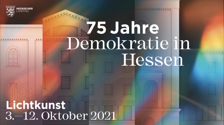 75 Jahre Demokratie Keyvisual